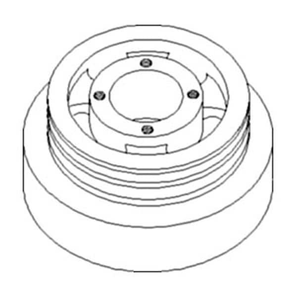 Aftermarket New Fits John Deere Dampener Pulley 9950 9960 9965 9970 4050 4055 4250 4 RE15018 - main